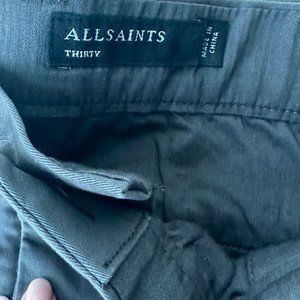 All Saints Slim Fit Gray Chinos